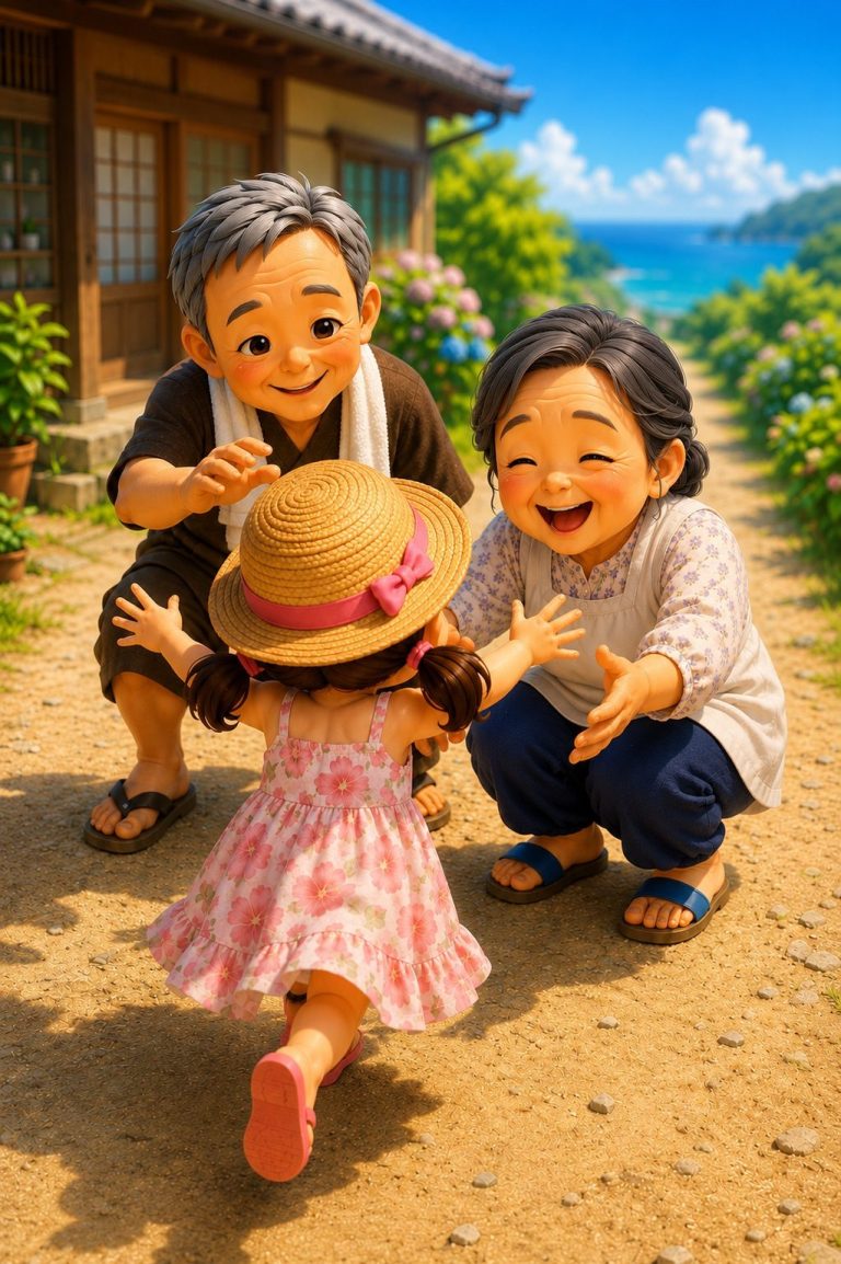 幼児向け絵本『つむちゃんちーくん』第５巻 なつのおもいで長編