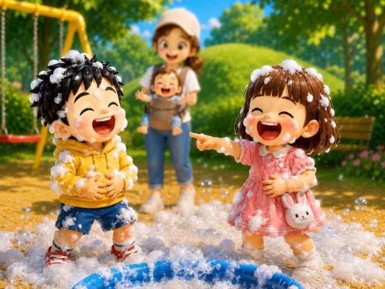 幼児向け絵本まんが『つむちゃんちーくん』第２巻